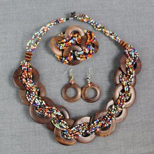 Necklace, Earring & Bracelet Set